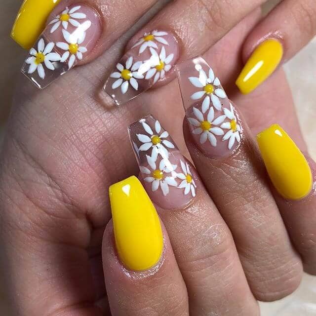 50 Gorgeous Yellow Acrylic Nails To Spice Up Your Fashion In 2020