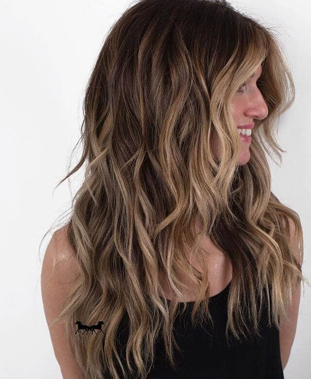 Shapely and Full Wavy Layered Shag