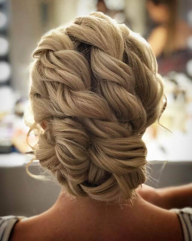 Multi-Layered Twist Braids For Low Bun