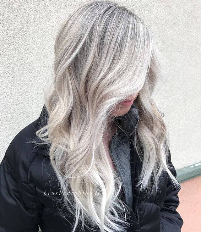  Opalescent Blonde Layers with Natural Flow for Long Straight Hair