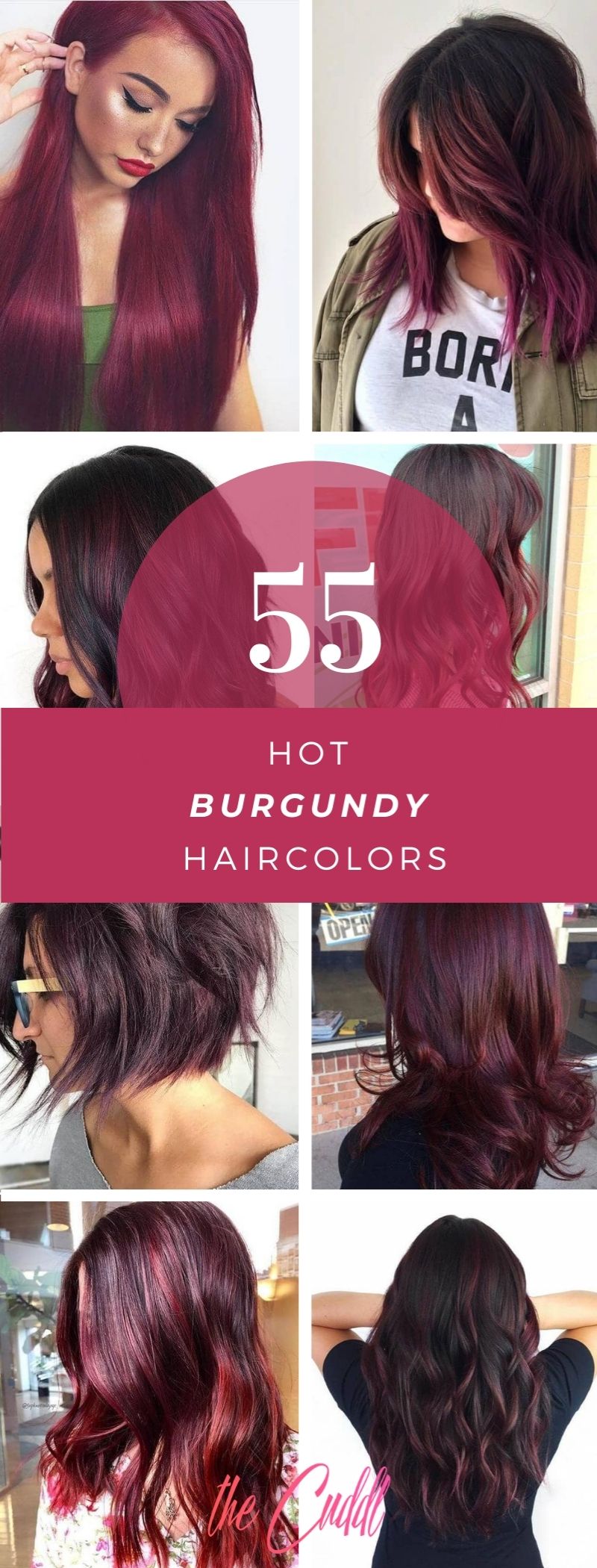 50 Cozy-Chic Burgundy Hairstyle to Make a Modern Update to Your Look