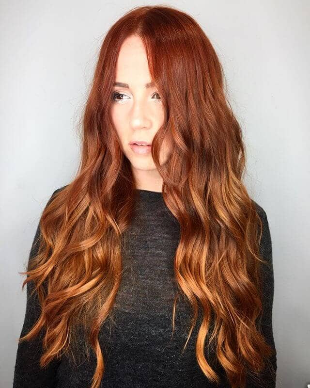 Gorgeous Ginger Beach Wave Babe