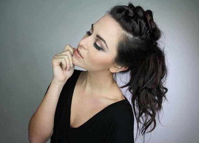  Loose Top "Braid and Pony" Hairstyle