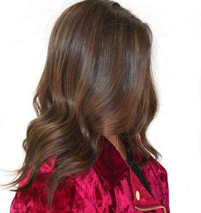 The Elegant Single Wave Dark Brown Hair