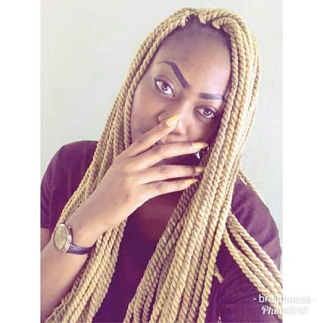 Long Blonde Kinky Twists with Marley Hair Kinky Twists