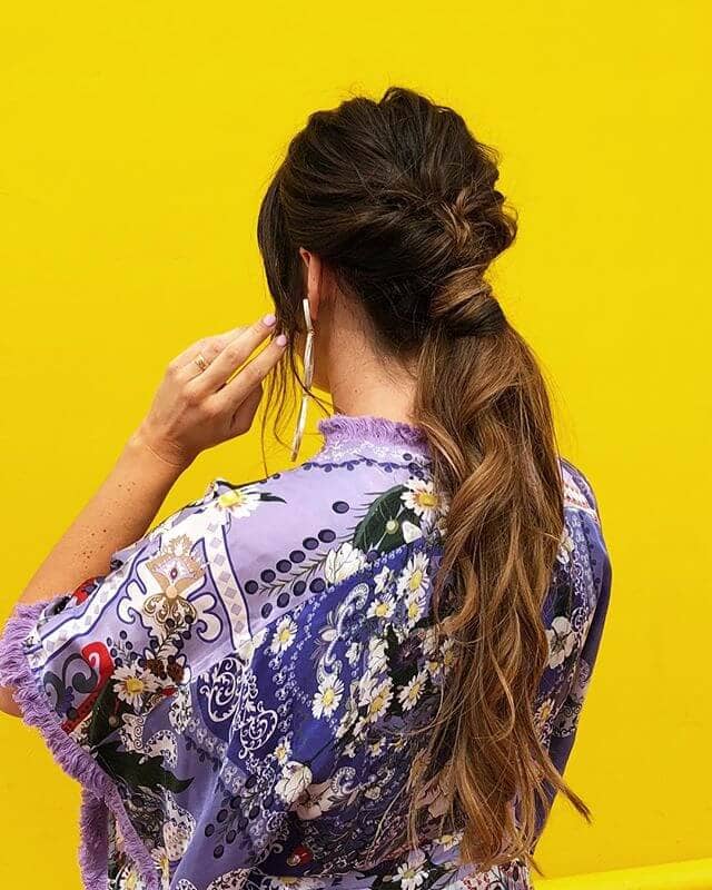 Perfectly Flipped Wrap Around Ponytail