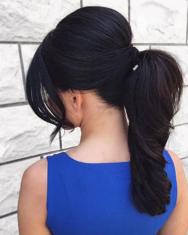  Hair Bump High Ponytail Hairstyle