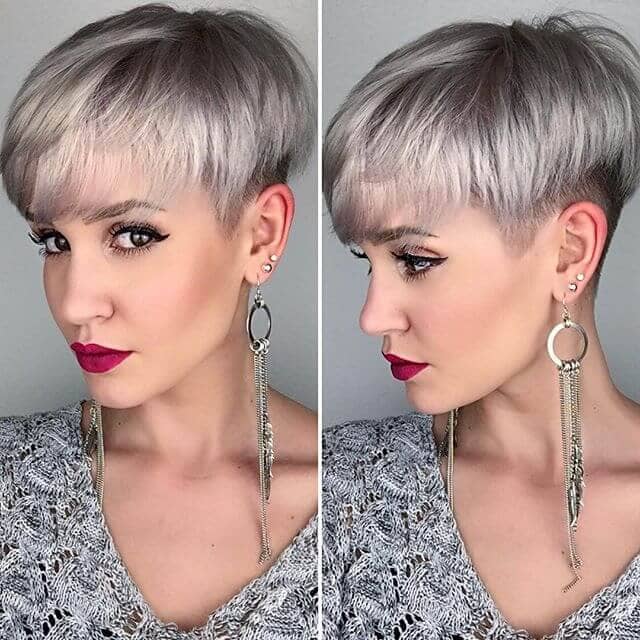  Gorgeous Dark Hair With Silver Highlights Thin Hair