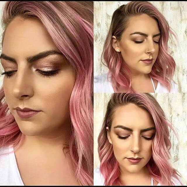 Rose Gold, A Beautiful Sunset Short Hair