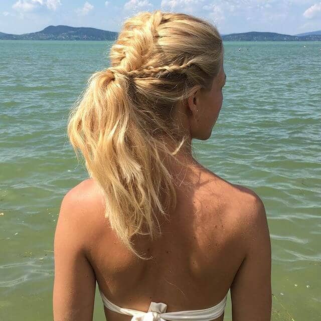 Beachy Triple Braid Beginning for Ponytail Hairstyles