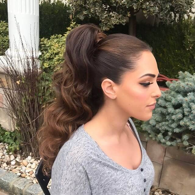 Easy High Pony with Sleek Curls