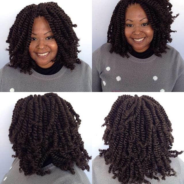 Chunky Twisted Long Kinky Bob Kinky Twist