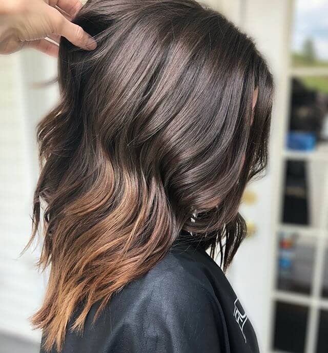 Edgy, Cute Dark Hair Color For Girls