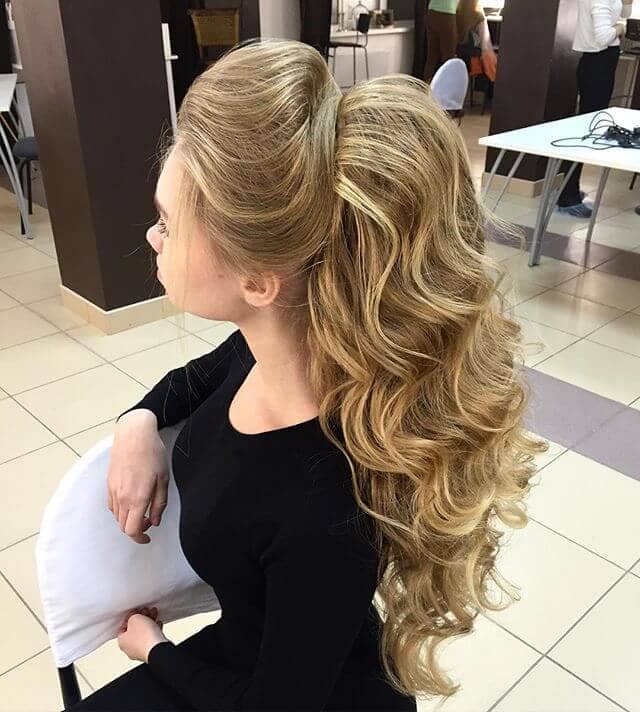  Princess-Pretty Double Bump Ponytail Waves