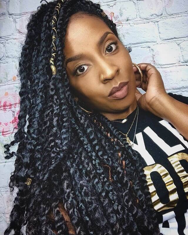 Chunky and Curly Kinky Twists