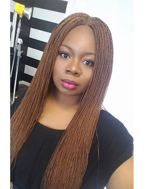 Long Honey Blonde Mini Twists Kinky Twist Hairstyles