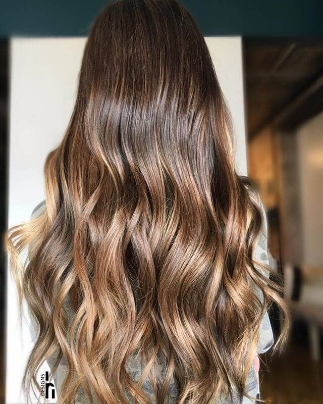 Soft and Subtle Blended Highlights Brown Hair Color