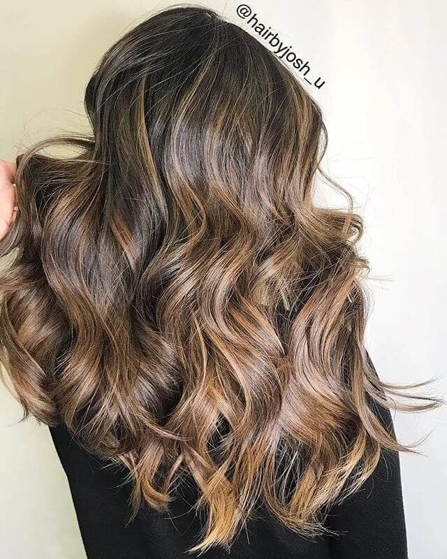 Light Brown Big Bold Waves with Nearly-Natural Color