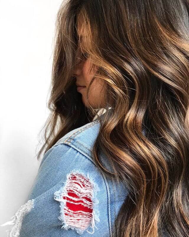 Sexy And Simple Long Brown Curls