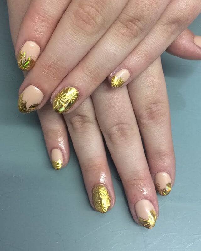 Gorgeous Golden Multi-Sized Foils