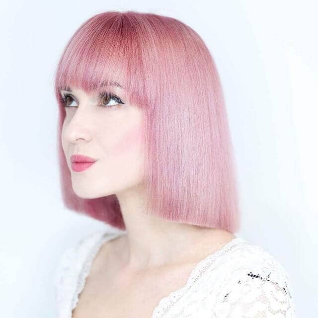 Simple, Sweet and Short Pink Hair