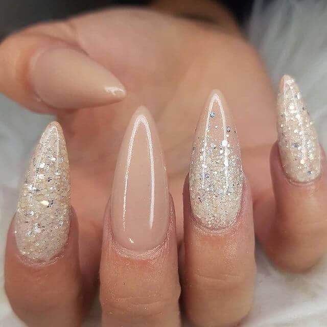 Nude Nail Idea: Ocean Beauty for Nude Nails