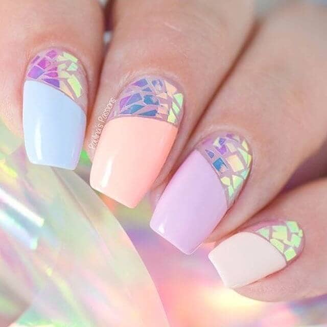 Pretty with Iridescent and Pastels