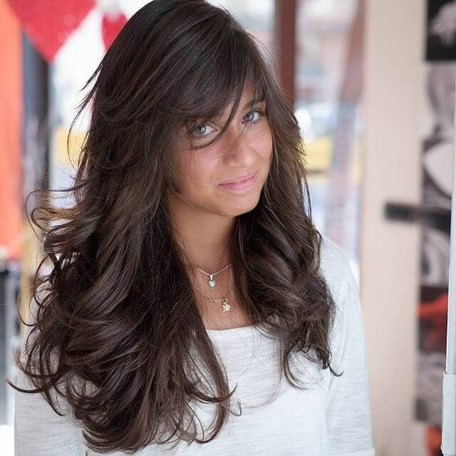 50 Fun Fresh Ways To Style Long Hair With Bangs For 2020