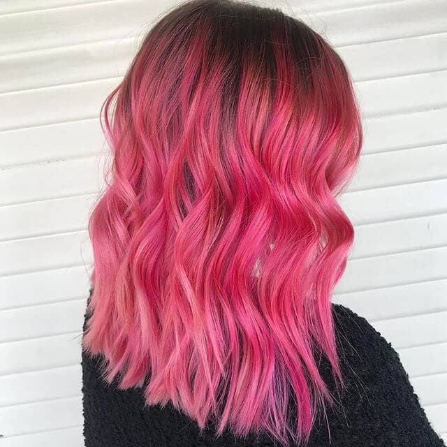 Refreshing Strawberry Punch Pink Hair
