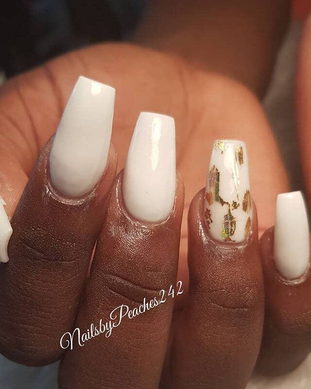 Stunning White Hot Nails