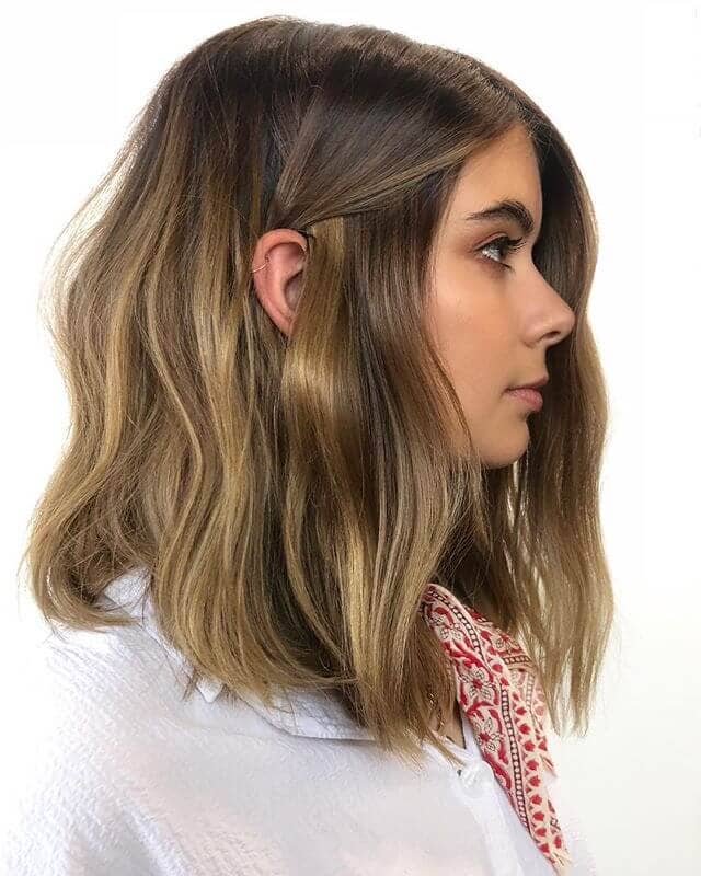 Simple and Voluminous Long Bob