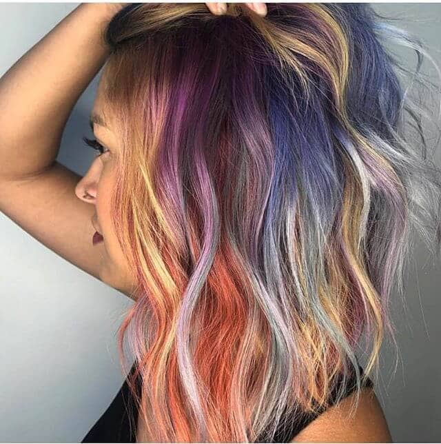 50 Stunning Rainbow Hair Color Styles Trending In 2020