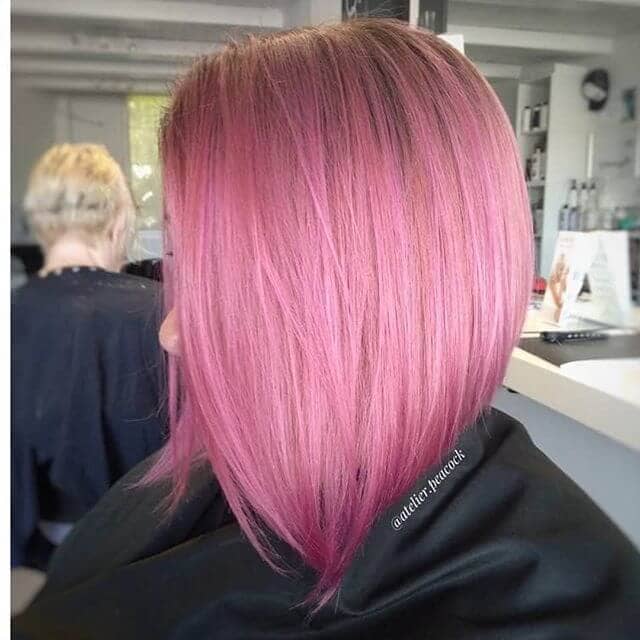 Rouge-Hued Hot Pink Haircut