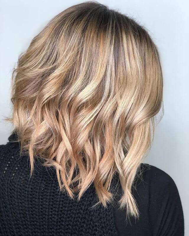 Cool Long Bob with Texturized Waves