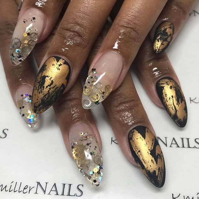 In the Nick of Time Nail Art