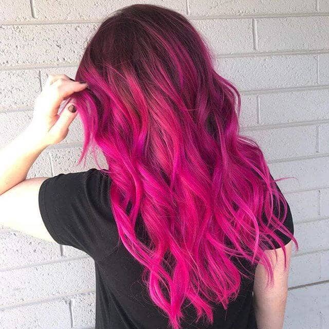Electric Pink Beach Wave Style