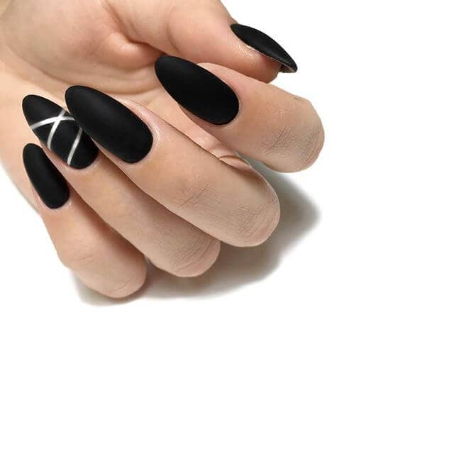  Chic and Hip Matte Black with Silver Accent