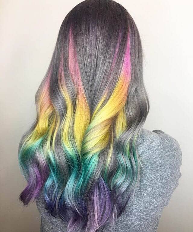 50 Stunning Rainbow Hair Color Styles Trending In 2020