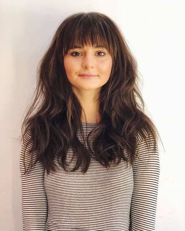 Easy, Adorable Bangs With Fluffy Hair