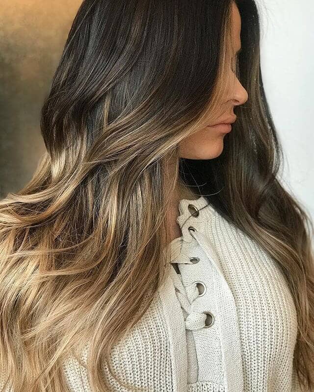 Beach Blonde Highlights Concentrated on Ends for Blonde Hair