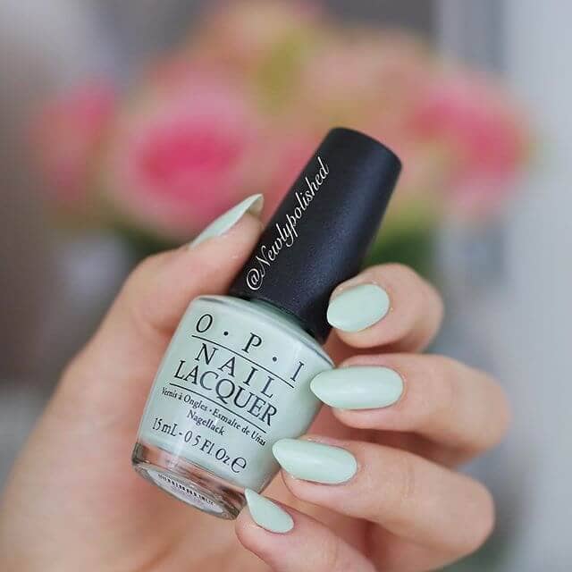 Playful and Classic OPI Matte Green