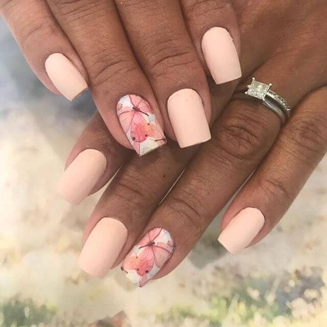 Springtime Pinks and Beautiful Butterflies