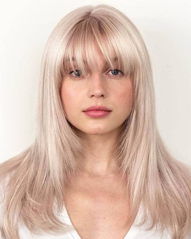50 Fun Fresh Ways To Style Long Hair With Bangs For 2020