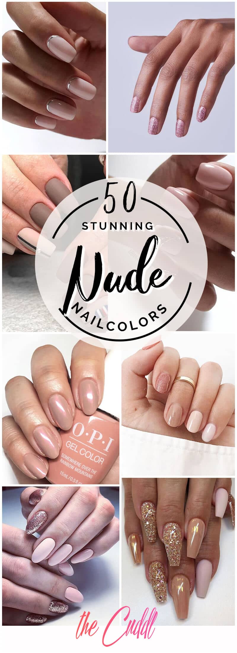 Nude Nail Art Ideas: 50 Creative Styles for Nude Nails You’ll Love