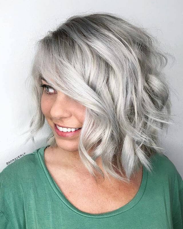 Gray and Gorgeous Modern Hairstyle