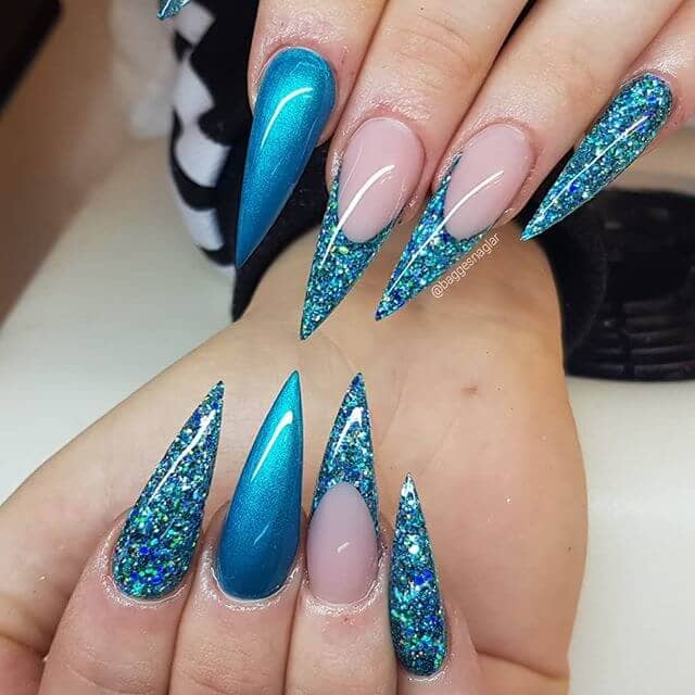 50 Stunning Blue Nail Designs for a Bold and Beautiful Look in 2021