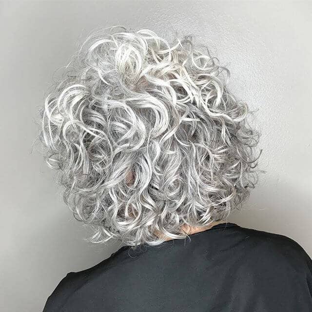 Super Curly Short Perm Hair