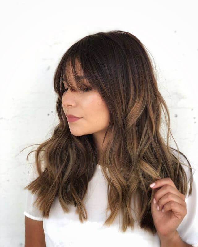  Long Bangs and Long Locks Style