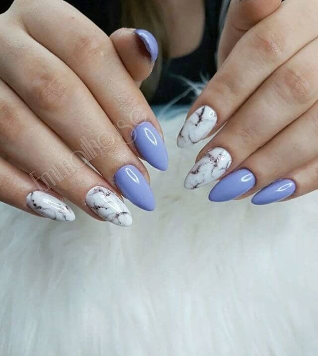 Dusty Robin’s Egg Blue Manicure