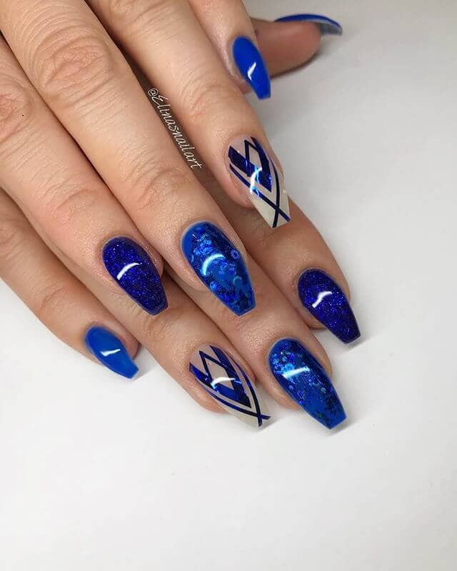 Out-of-this-World Gorgeous Cerulean Nail Art
